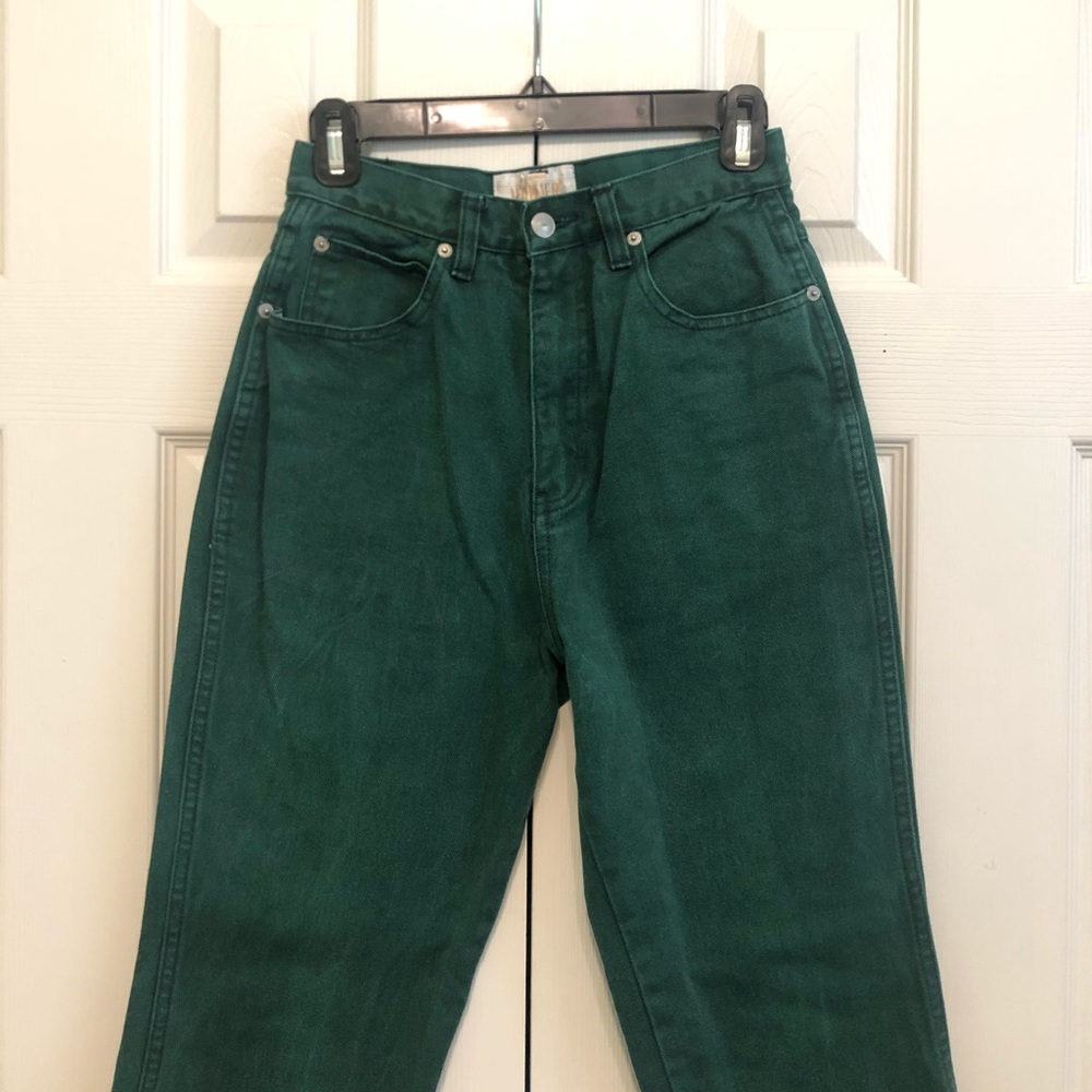 Vintage Green Mom Jeans